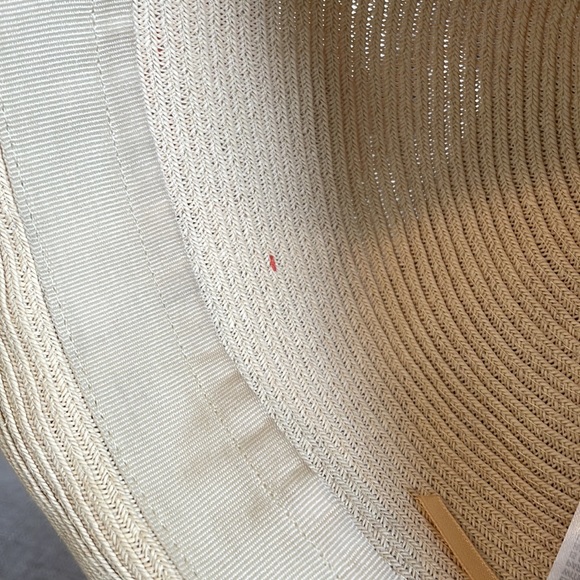 Uniqlo | Marimekko Women's Sun Hat with Orange & Grey Stripe Fabric Band - Picture 16 of 16